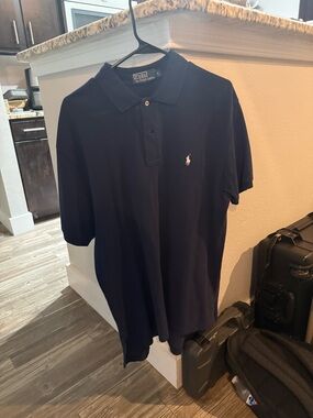 Polo by Ralph Lauren Navy Polo with White Pony Logo